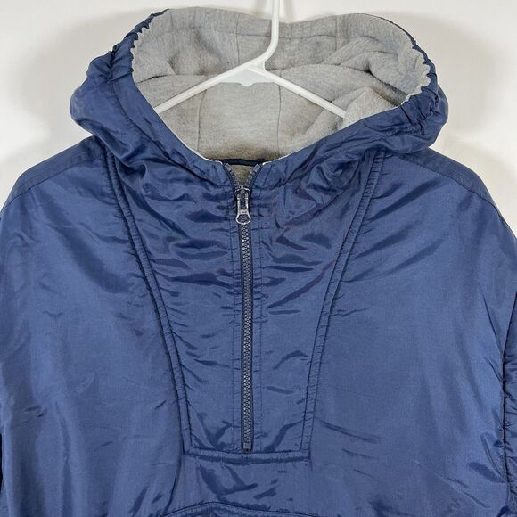 VTG 90s Dallas Cowboys Puma Half Zip Jacket Youth Large Blue Removable Sleeves - Picture 2 of 15